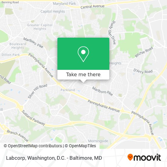 Mapa de Labcorp