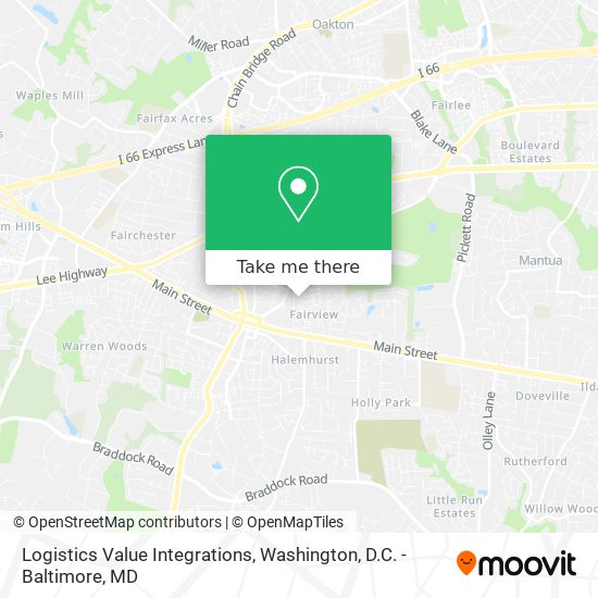 Logistics Value Integrations map