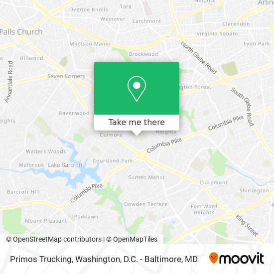 Primos Trucking map