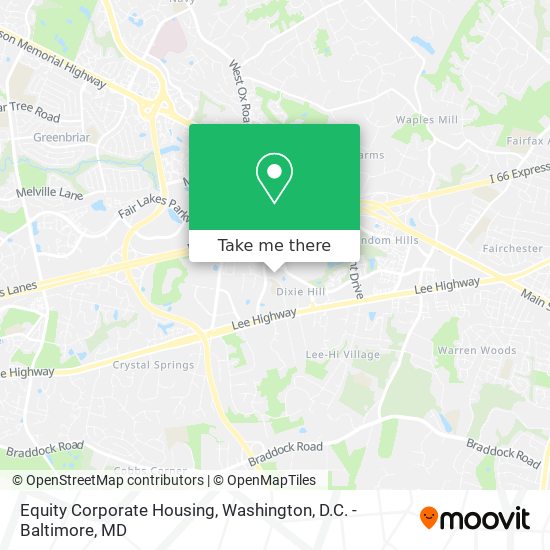 Equity Corporate Housing map