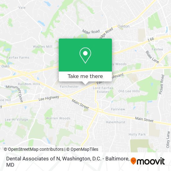 Mapa de Dental Associates of N