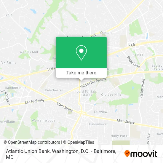 Atlantic Union Bank map