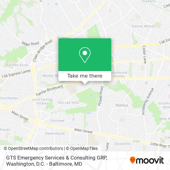 GTS Emergency Services & Consulting GRP map
