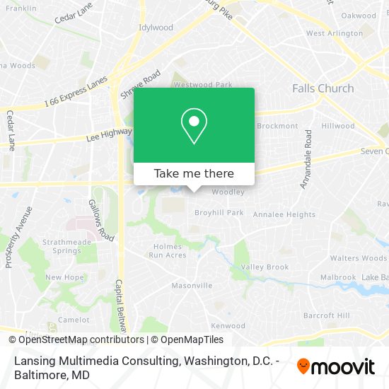 Mapa de Lansing Multimedia Consulting