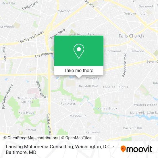 Mapa de Lansing Multimedia Consulting