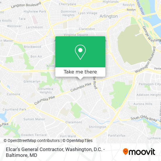 Elcar's General Contractor map