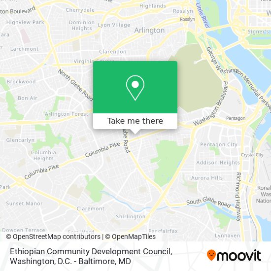 Mapa de Ethiopian Community Development Council
