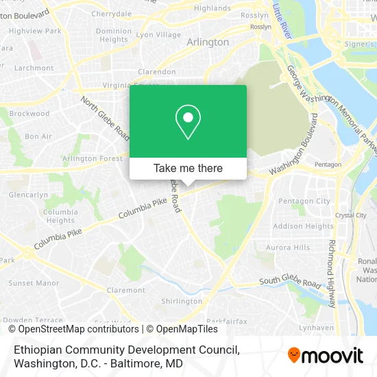 Ethiopian Community Development Council map