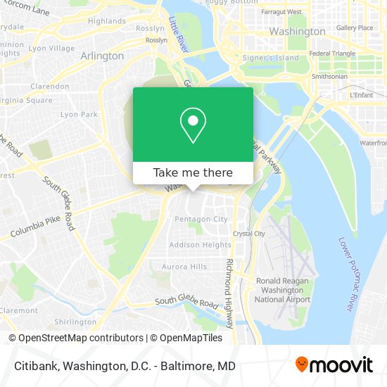 Citibank map