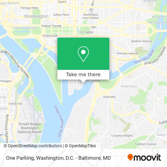 One Parking map