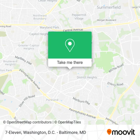 Mapa de 7-Eleven