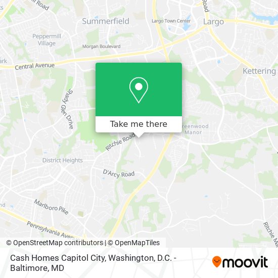 Cash Homes Capitol City map