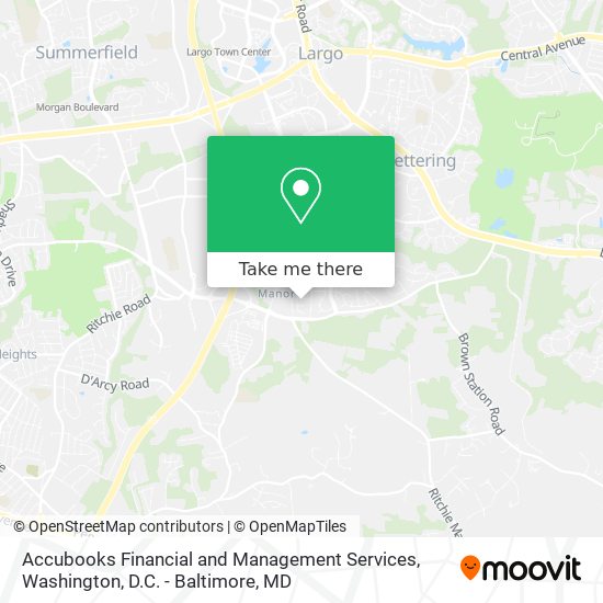 Accubooks Financial and Management Services map