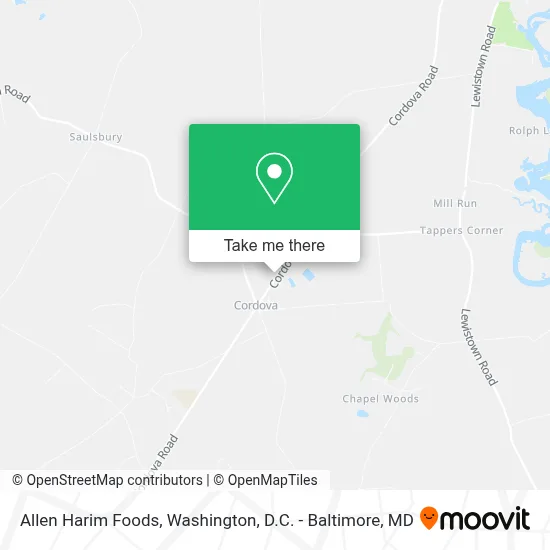 Allen Harim Foods map