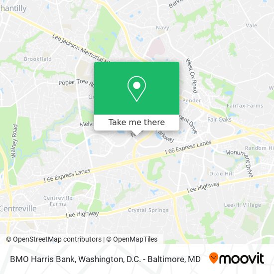 BMO Harris Bank map