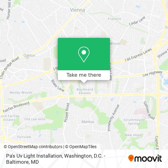 Pa's Uv Light Installation map