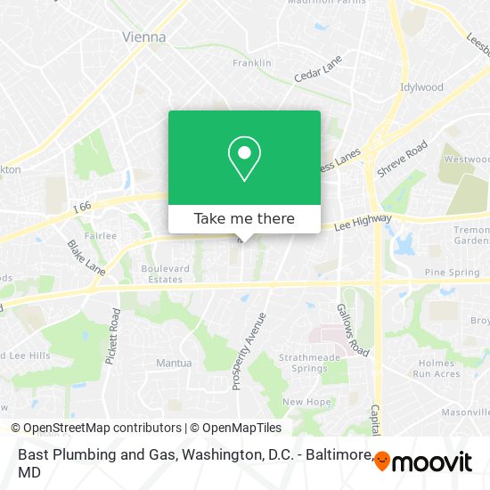 Mapa de Bast Plumbing and Gas