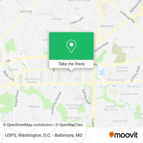 Mapa de USPS
