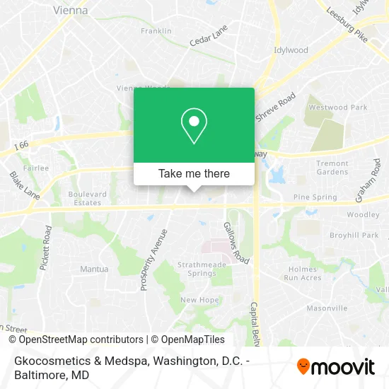 Mapa de Gkocosmetics & Medspa