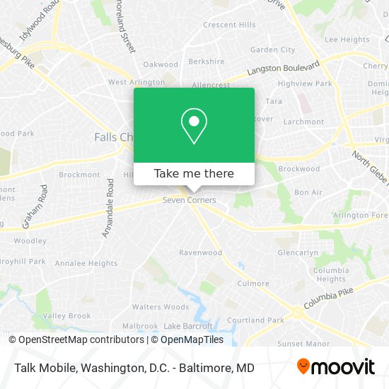 Mapa de Talk Mobile