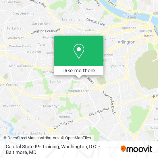 Capital State K9 Training map