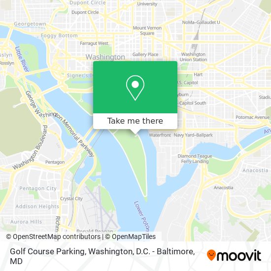 Mapa de Golf Course Parking