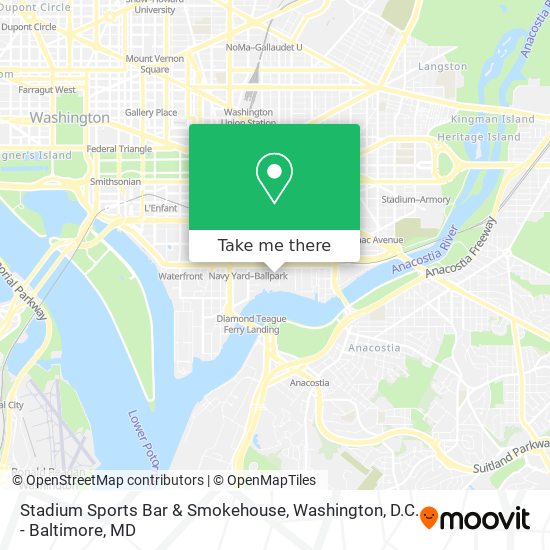 Mapa de Stadium Sports Bar & Smokehouse