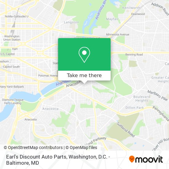 Earl's Discount Auto Parts map