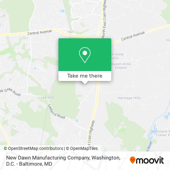New Dawn Manufacturing Company map
