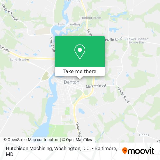 Hutchison Machining map