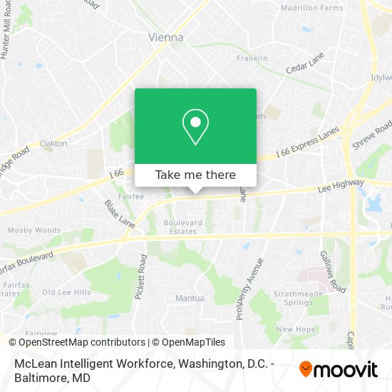 McLean Intelligent Workforce map