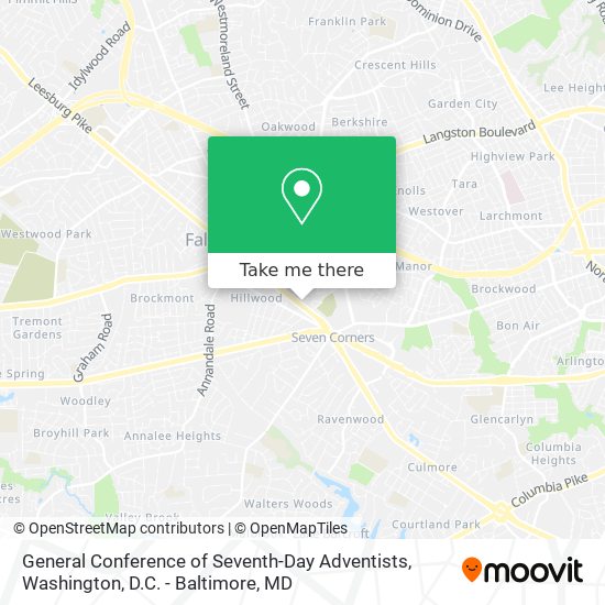 Mapa de General Conference of Seventh-Day Adventists