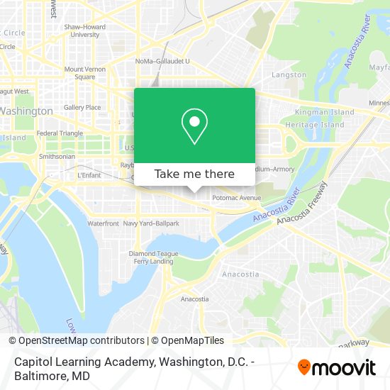 Capitol Learning Academy map
