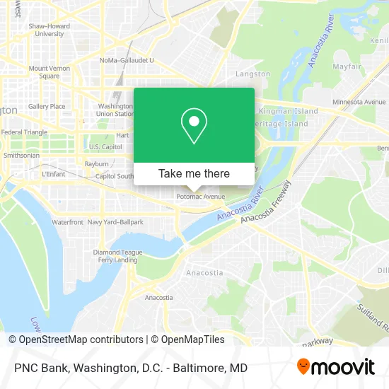 PNC Bank map