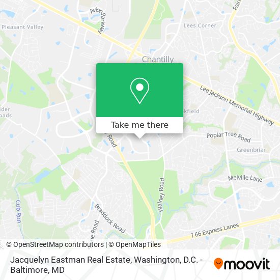 Jacquelyn Eastman Real Estate map