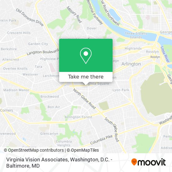 Mapa de Virginia Vision Associates