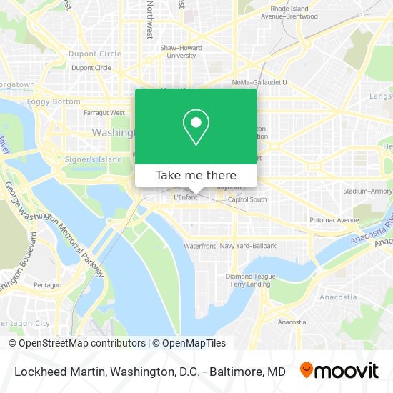Lockheed Martin map