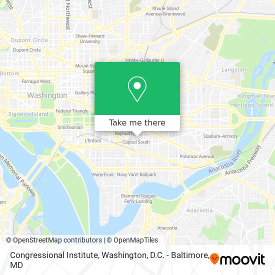 Mapa de Congressional Institute