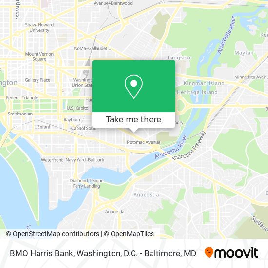 BMO Harris Bank map