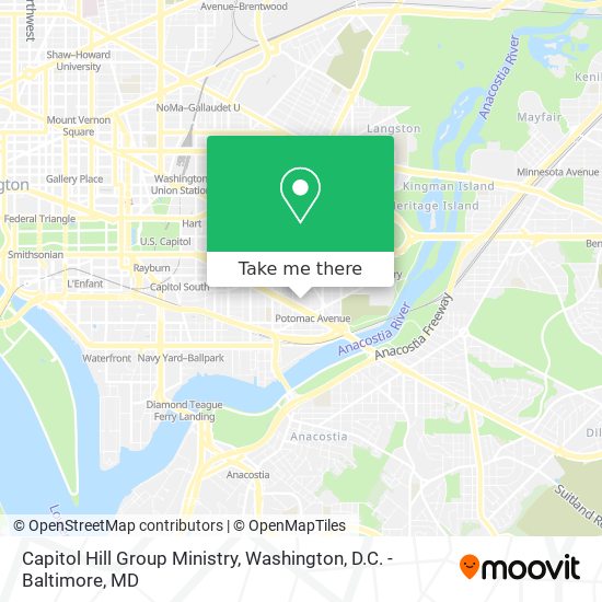 Mapa de Capitol Hill Group Ministry