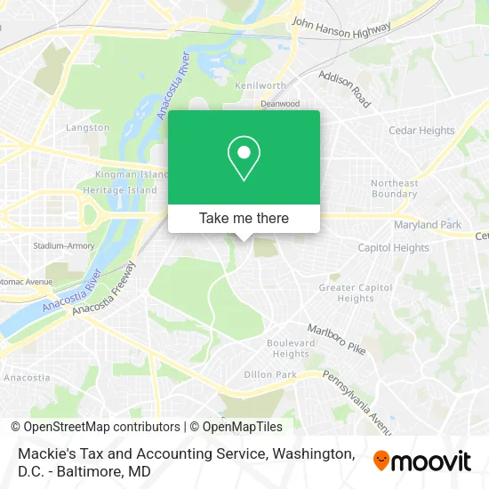 Mackie's Tax and Accounting Service map