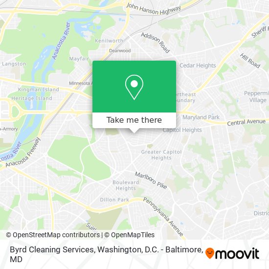 Byrd Cleaning Services map