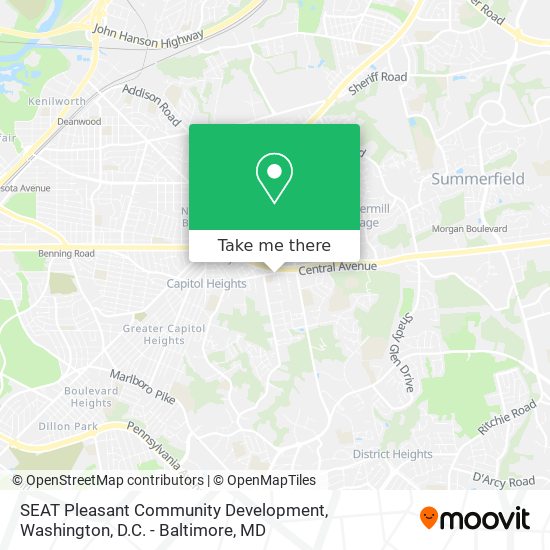 Mapa de SEAT Pleasant Community Development