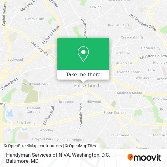 Mapa de Handyman Services of N VA