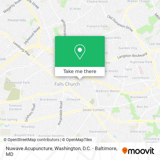 Nuwave Acupuncture map