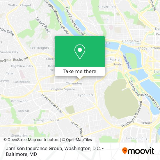 Mapa de Jamison Insurance Group