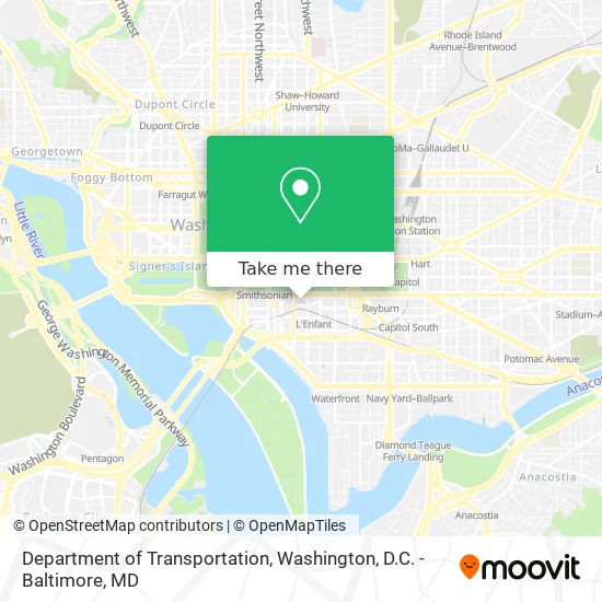 Mapa de Department of Transportation