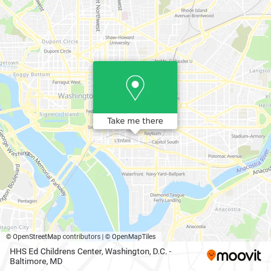 HHS Ed Childrens Center map