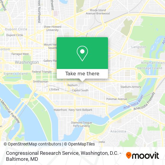 Congressional Research Service map