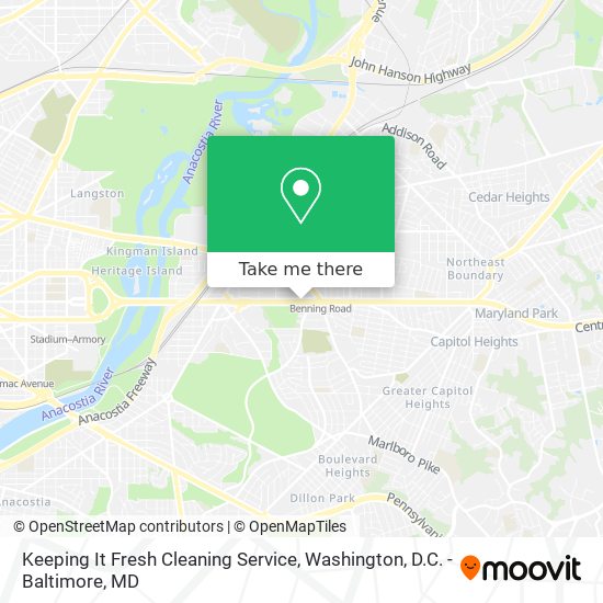 Keeping It Fresh Cleaning Service map